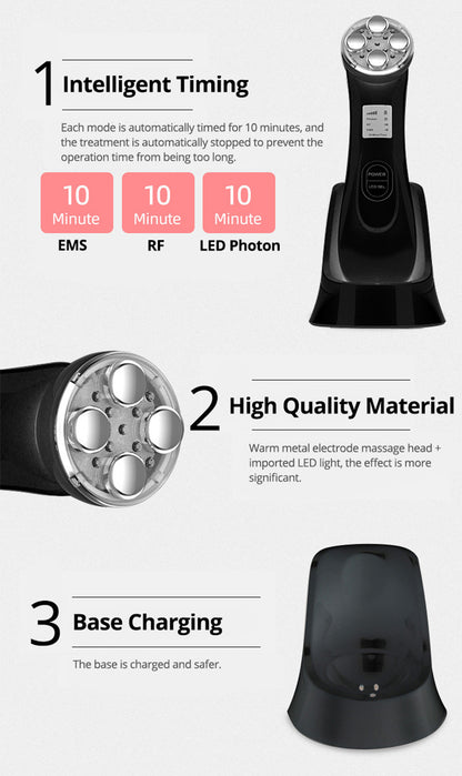 Facial care instrument with microneedles