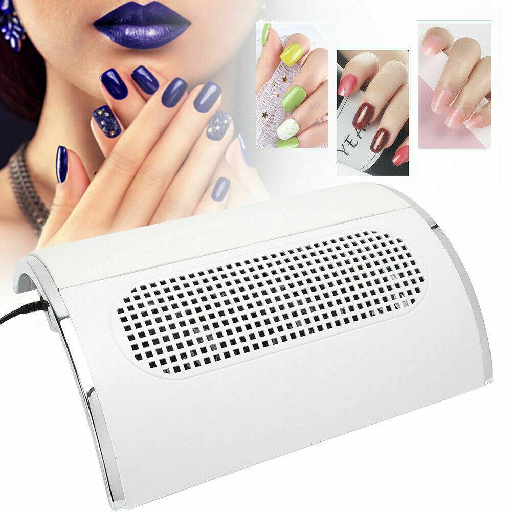 3 Fans Vacuum Cleaner Manicure Dust Collector Nail Dryer Suction Machine