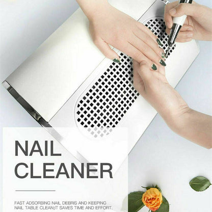 3 Fans Vacuum Cleaner Manicure Dust Collector Nail Dryer Suction Machine